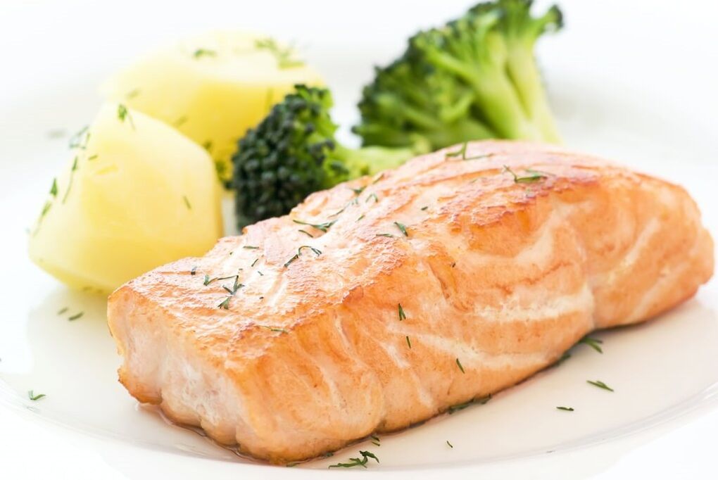 Para una dieta diaria de pescado de 6 pétalos, los filetes de pescado cocinados al baño maría son ideales