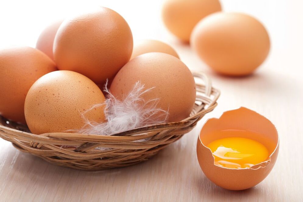 huevos de gallina en la dieta