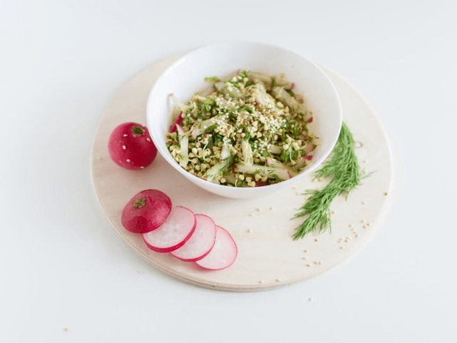 Trigo sarraceno con verduras -sayuran