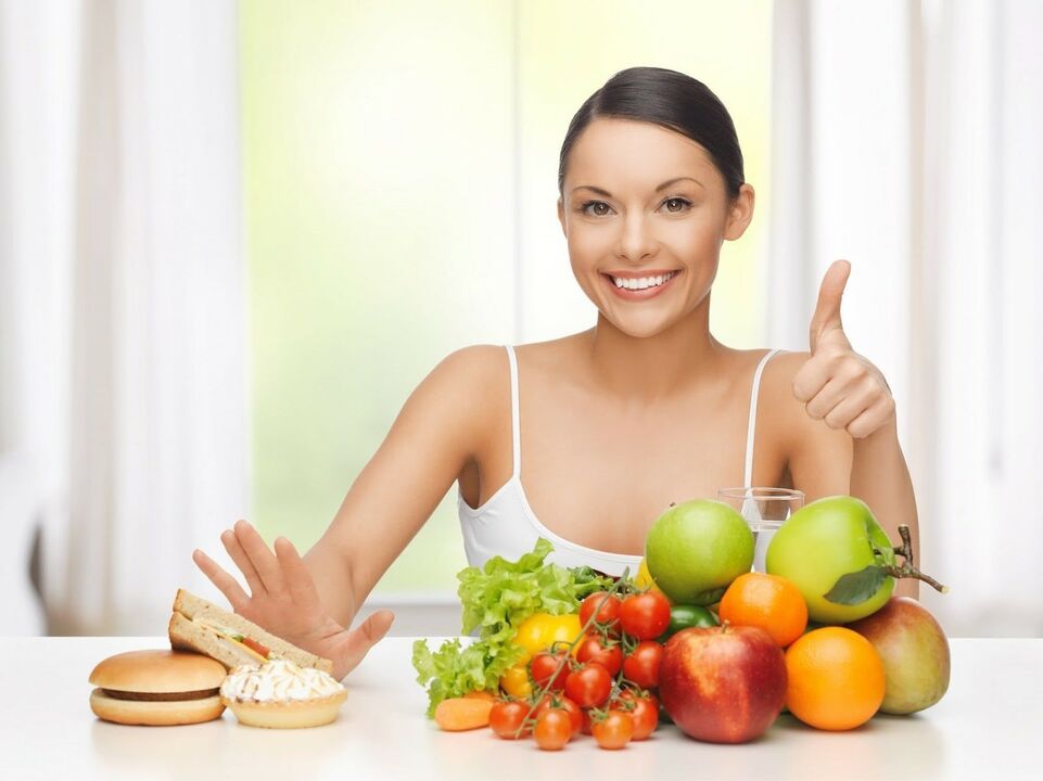 Se prefieren las verduras y frutas a los productos de confitería con una nutrición adecuada. 